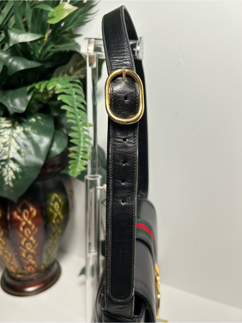 ✨ Vintage Gucci Equestrian Web Shoulder Bag ✨. WITH COA - Picture 8 of 16